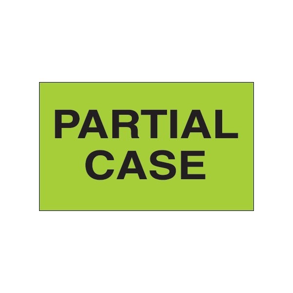 Bsc Preferred 3 x 5'' - ''Partial Carton'' Fluorescent Red Labels BUY00024033 - main